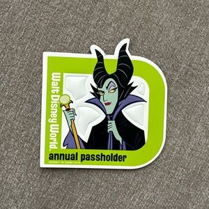 Disney Maleficent Passholder Magnet